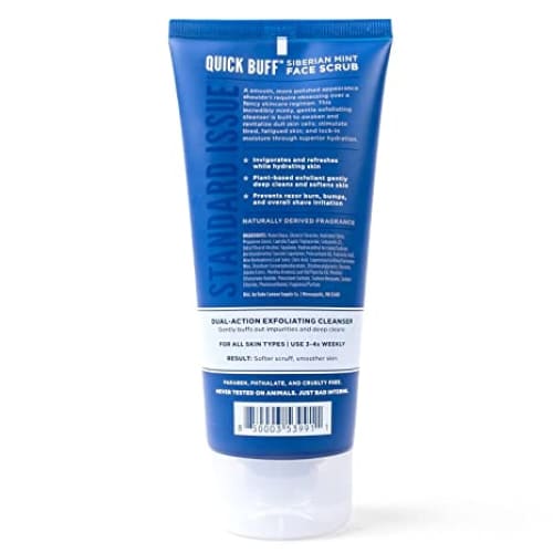 Duke Cannon Quick Buff Face Scrub Siberian Mint