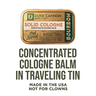 Duke Cannon Solid Cologne Bourbon