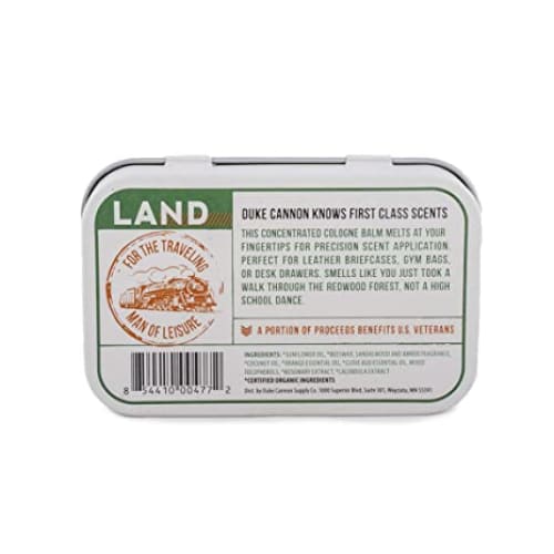 Duke Cannon Solid Cologne Redwood