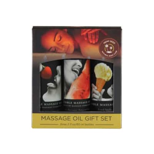*Edible Massage Oil Gift Set - Tropical Trio Done