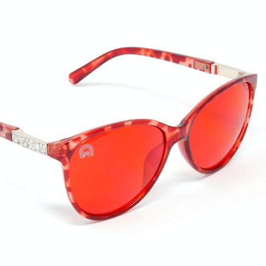 Ellipse Chakra Sunglasses by Rainbow OPTX - Red - Done