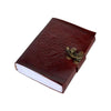 Embossed Celtic Heart Leather Journal - journal