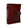 Embossed Celtic Heart Leather Journal - journal