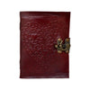 Embossed Celtic Heart Leather Journal - journal