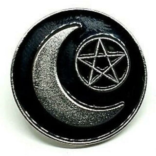 Enamel Pin Collection - Moon with Pentagram - Done