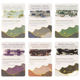 Energy Stone Bracelet/ Necklace by Clea Ray - Intuition &