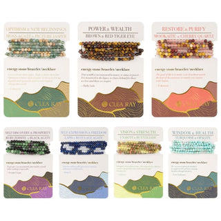 Energy Stone Bracelet/ Necklace by Clea Ray - Guidance &