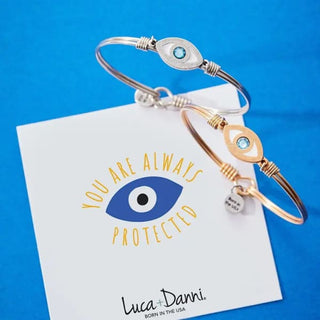Evil Eye Bangle Bracelet