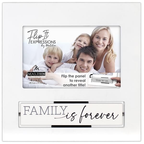 Family Is Forever/This Us Flip-It 4x6 Frame