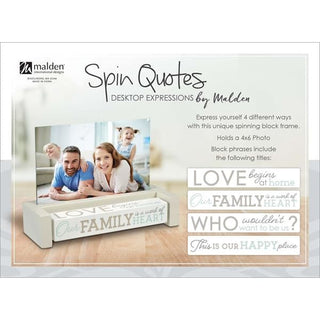 Family Spin Quote Picture Frame - Done