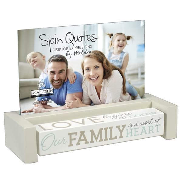 Family Spin Quote Picture Frame - Done