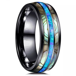 Fire Opal Ring - Onyx / 8 - Done