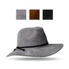 Getaway Foldable Panama Hat by Britts Knits - Gray - Hats