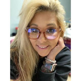 ^Girl Boss Blue Blocker Glasses - Light Blockers