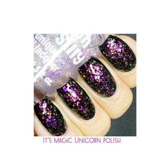 GLOW Nail Polish by Me Silly - It’s Magic - Unicorn Glow