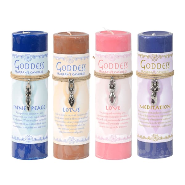 Goddess Pewter Pendant Candles - Candle