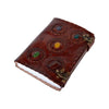 Gods Eye Stone Leather Journal - journal