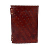 Gods Eye Stone Leather Journal - journal