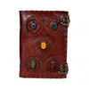 Gods Eye Stone Leather Journal - journal