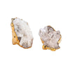 Gold Gilded Cluster by Geo Central - Clear Quartz