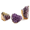 Gold Gilded Cluster by Geo Central - Amethyst