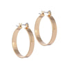 Gold Hoop and Dangle Earrings by Laura Janelle - Flat