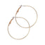 Gold Thin Hoop Earrings