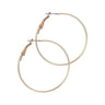 Gold Thin Hoop Earrings