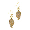 Gold Hoop and Dangle Earrings by Laura Janelle - Crystal