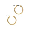 Gold Hoop and Dangle Earrings by Laura Janelle - Small Thin