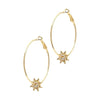 Gold Hoop and Dangle Earrings by Laura Janelle - &amp; Star
