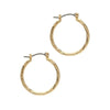 Gold Hoop and Dangle Earrings by Laura Janelle - Striate