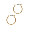 Gold Hoop and Dangle Earrings by Laura Janelle