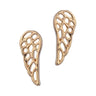 Gold Wing Stud Earrings