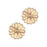 Gold Flower Stud Earrings