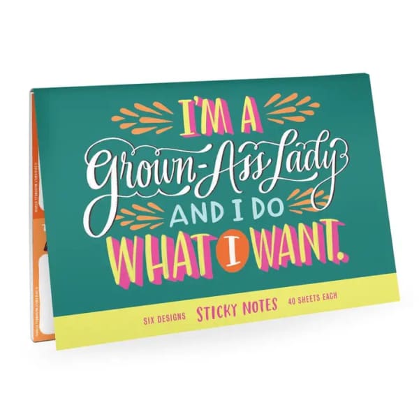 Grown-Ass Lady Sticky Note Packet - sticky notes