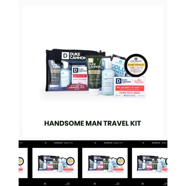 Handsome Man Travel Kit