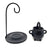 Hanging Cauldron Ceramic Oil Burner w/ Stand - oil burner