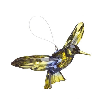 Hanging Two-Toned Hummingbirds - Crystal Suncatcher