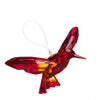 Hanging Two-Toned Hummingbirds - Red Orange - Crystal
