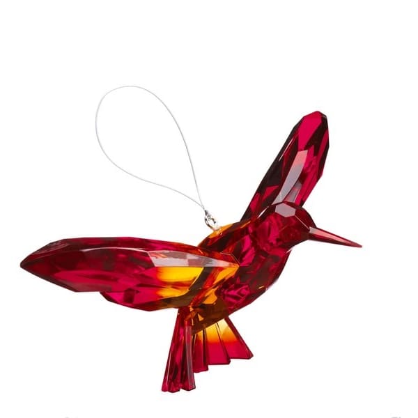 Hanging Two-Toned Hummingbirds - Crystal Suncatcher