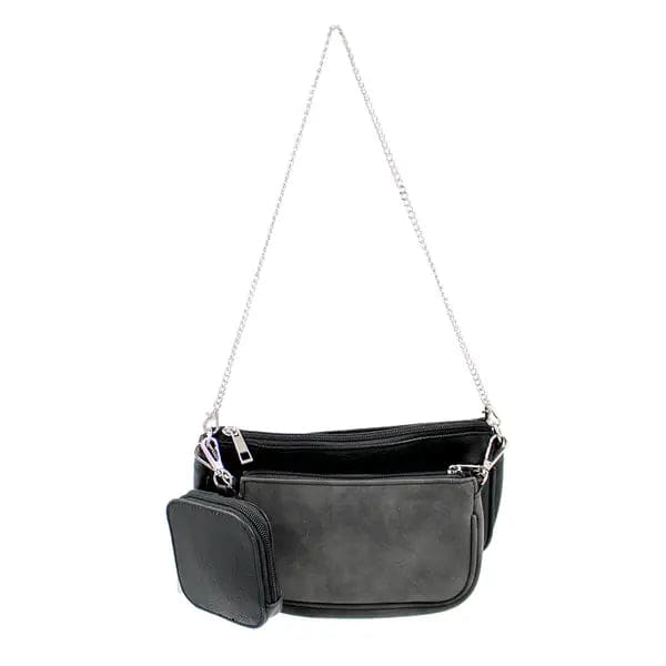 Hazel Crossbody - Black - purse