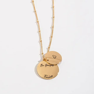Hidden Heart Pendants - Fearless/Gold - Necklaces Gold