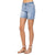 High Rise Light Wash Mid Length Shorts | Judy Blue 15220 -