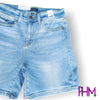 High Rise Light Wash Mid Length Shorts | Judy Blue 15220