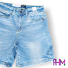 High Rise Light Wash Mid Length Shorts | Judy Blue 15220 -