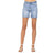 High Rise Light Wash Mid Length Shorts | Judy Blue 15220 -