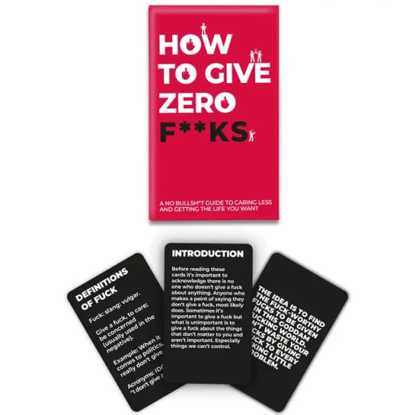 How to Give Zero F*cks - Games