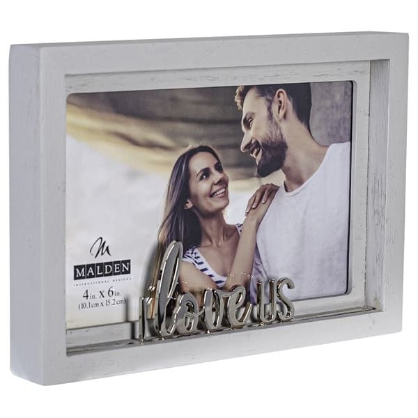 I Love Us Picture Frame with Borderlines