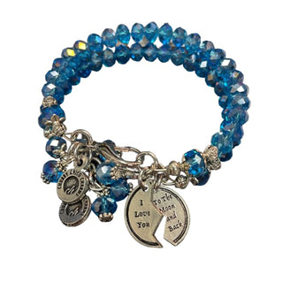 I Love You To The Moon And Back Splash Crystal set of 2 